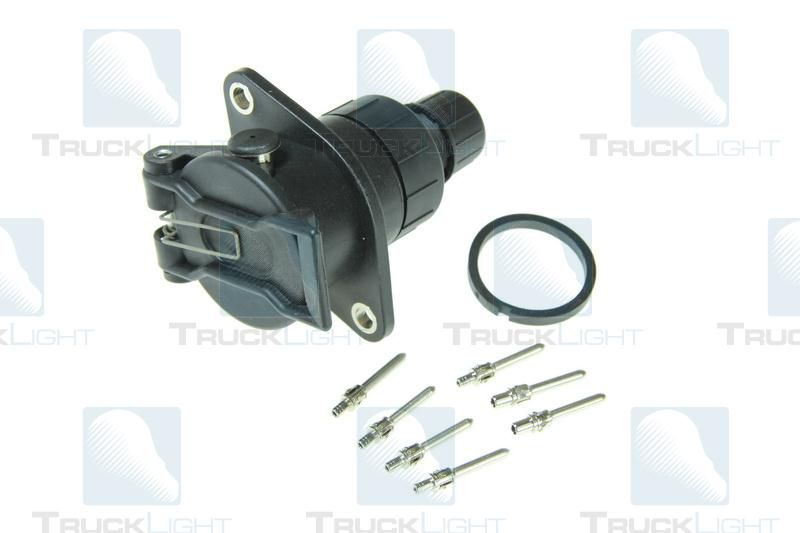 Priza Electrica Auto, EBS / ABS, 24V, 7 Pini Tip Tata, Masculin, Din Plastic, TRUCKLIGHT