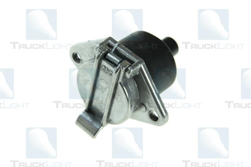 Priza Electrica Auto, Tip S, 24V, 7 Pini, 6 Pini Tip Tata, Masculini, Din Aluminiu, TRUCKLIGHT