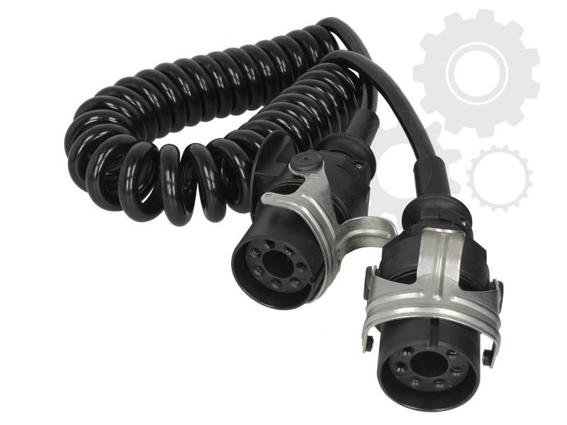 Cablu Electric Spiralat, ABS, 5 Pini Tip Mama, Feminin, 24V, 4m, Din Poliuretan, HELLA