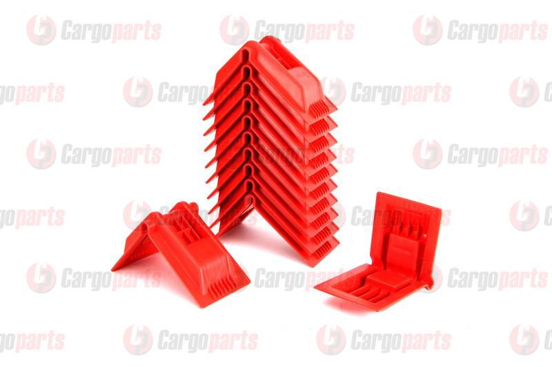 Coltar Protectie, Chinga Ancorare, 15cm, Umar 22.5x18.5cm, Culoare Rosu, Set 12 Bucati