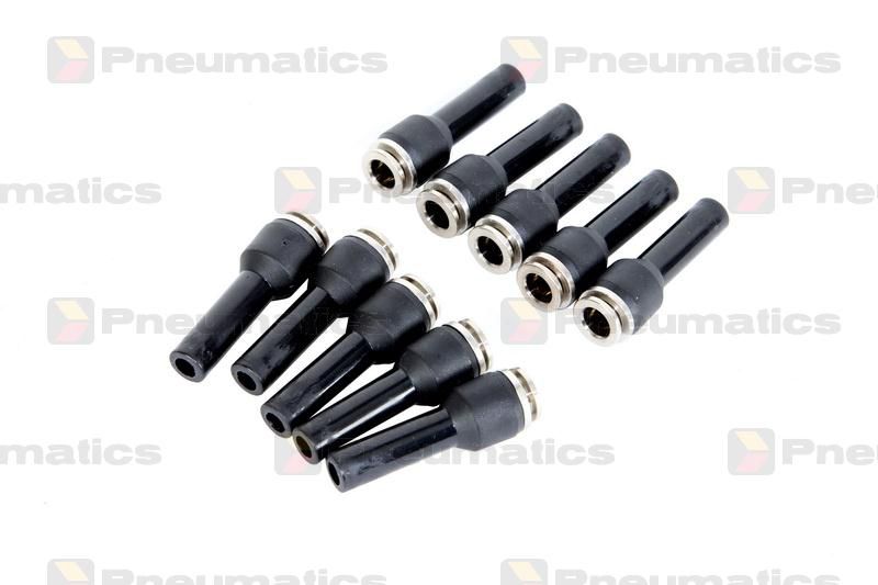 Conectori, Cupla Reducere, Cupla Rapida, Reductie 6/8mm, Metal-Plastic, Set 10 Bucati