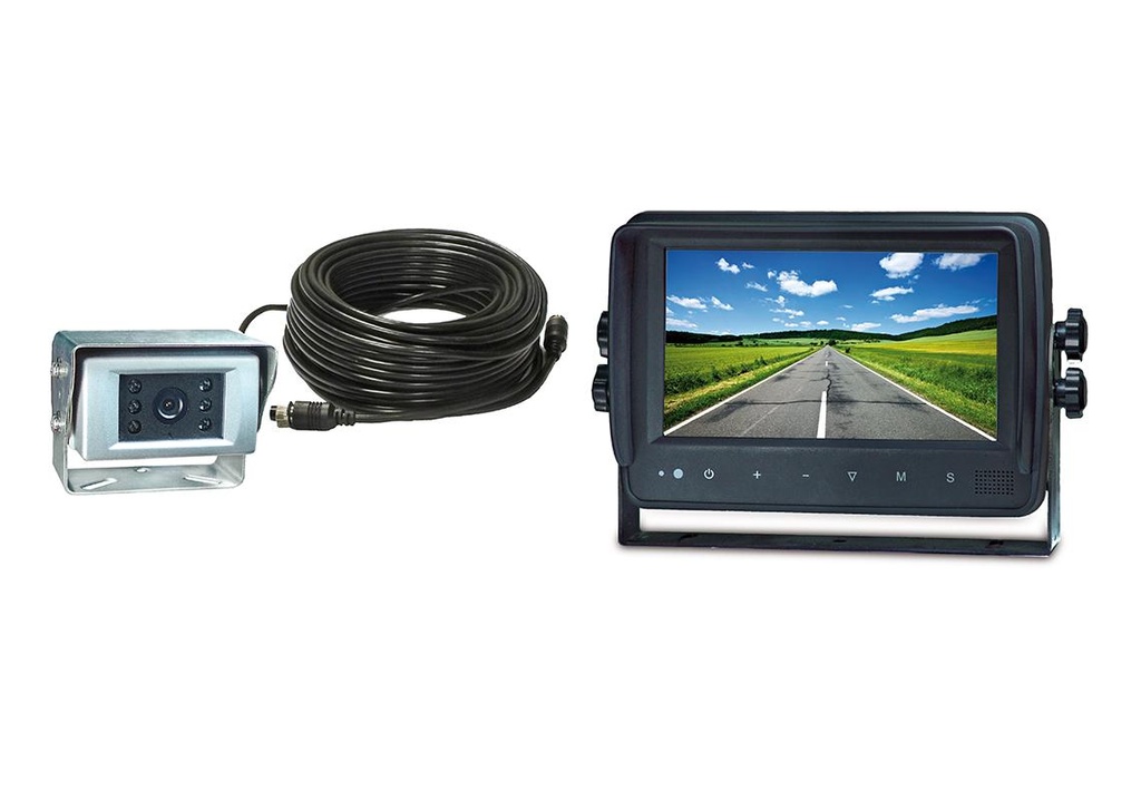 Kit Camera Parcare Auto, VIGNAL, 12V / 24V, LCD 7&quot;