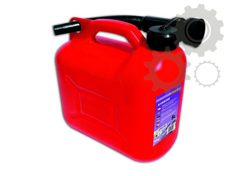 Canistra de Plastic cu Palnie, pentru Combustibil, 10 L, Borg Hico