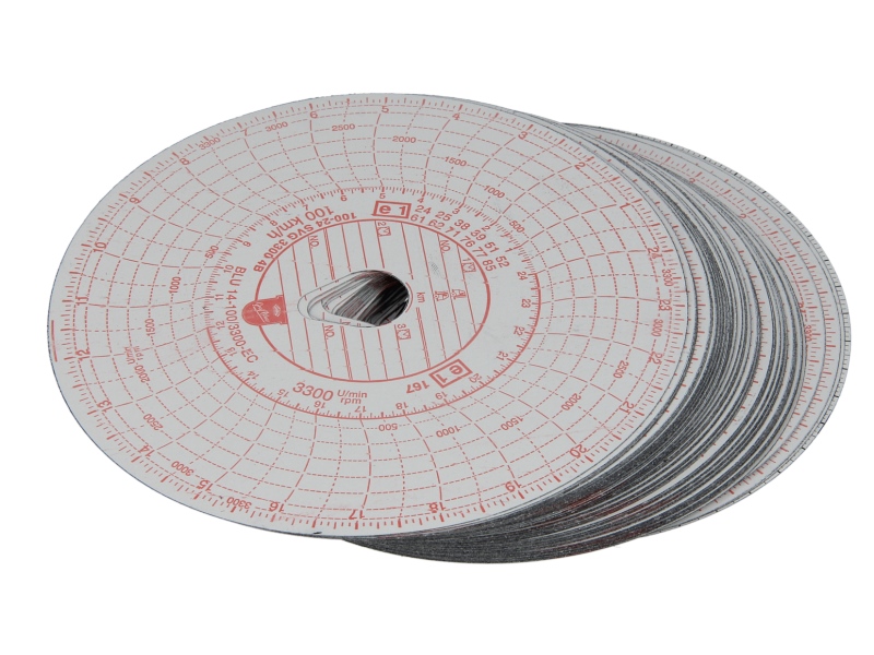 Diagrame Tahograf 24h - 100 km/h - 3300 rot/min - 100 buc