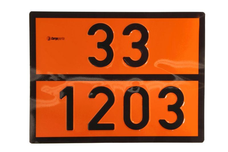 Placa ADR, Benzina, 33/1203, 400x300mm (40x30cm)