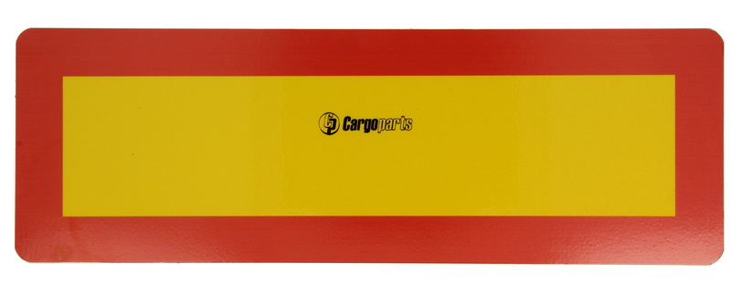 Placa Reflectorizanta Identificare Vehicul Lung, Remorca, Semiremorca, Camion 300x100mm (30x10cm) - 2 Buc
