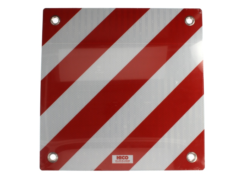 Placa Metalica Hasurata, Reflectorizanta, Placa Gabarit Depasit, 50x50cm (500x500mm)