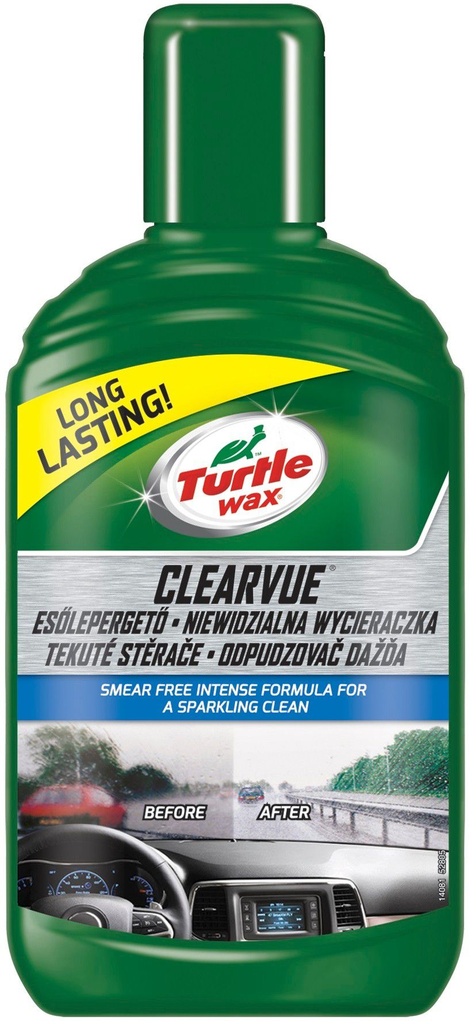 Tratament Hidrofob Parbriz, Turtle Wax - ClearVue, Solutie Anti-Ploaie ce Respinge Apa, Zapada si Murdaria