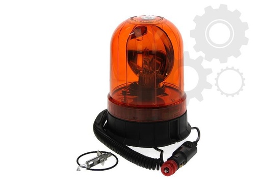 [RPR 2415] Girofar Galben Auto, Pulsar, 12V / 24V, cu Fixare Magnetica