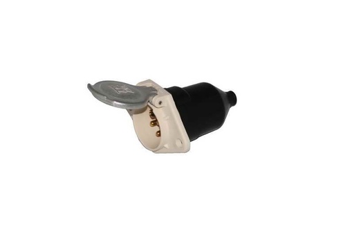 [RPR 2220] Priza Electrica Auto, Tip S, 24V, 7 Pini, 6 Pini Tip Tata, Masculini, Din Plastic, JAEGER