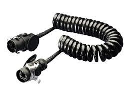 [RPR 2210] Cablu Electric Spiralat, EBS / ABS, 7 Pini Mama, Feminini, 24V, 4m, Din Plastic, HELLA