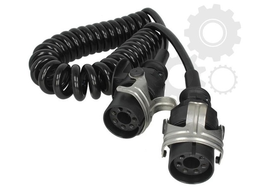 [RPR 2206] Cablu Electric Spiralat, ABS, 5 Pini Tip Mama, Feminin, 24V, 4m, Din Poliuretan, HELLA