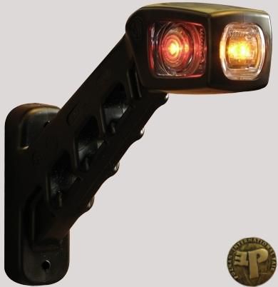 [RPR 1742] Lampa Gabarit, Corn 45 Grade, Cu LED 12-24V, Partea Dreapta
