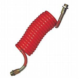 [RPR 1464] Furtun Aer, Poliuretanic, Spiralat, M22x1,5mm, Cod 93, Rosu