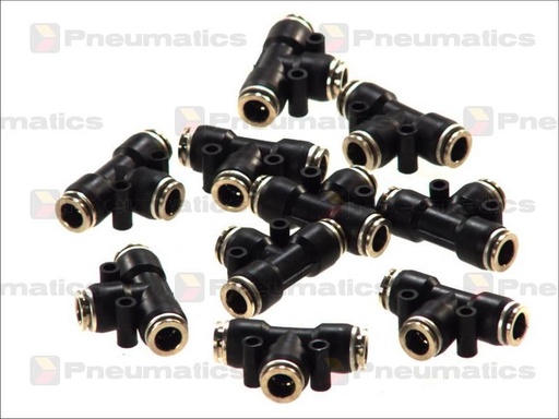 [RPR 1451] Conectori Furtun Aer, Cupla Rapida, Profil T, Diametru 8mm, Metal-Plastic, Set 10 Bucati