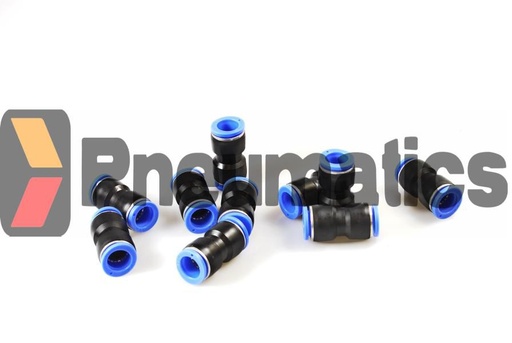 [RPR 1436] Conectori Furtun Aer, Cupla Rapida, Push-In 16mm, Plastic, Set 10 Bucati