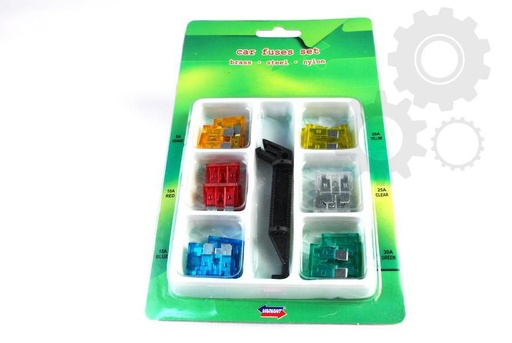 [RPR 1344] Sigurante Auto Placa, Set 25 Bucati + Graifer, Cleste Sigurante