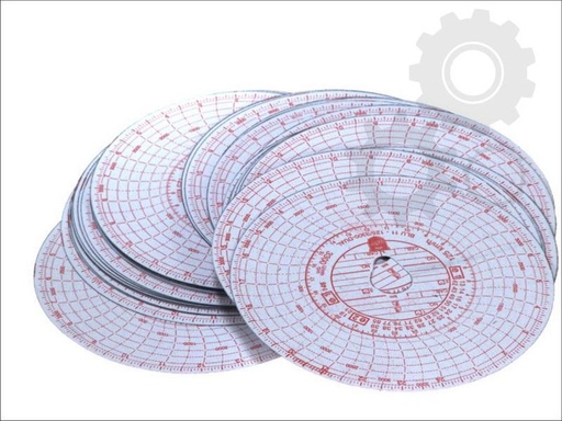 [RPR 1249] Diagrame Tahograf 24h - 125 km/h - 3300 rot/min - 100 buc