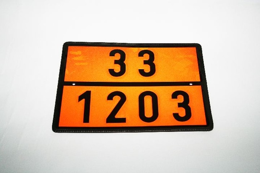 [RPR 1213] Placa ADR 33/1203 Benzina, 40 x 30 cm ( 400 x 300 mm )
