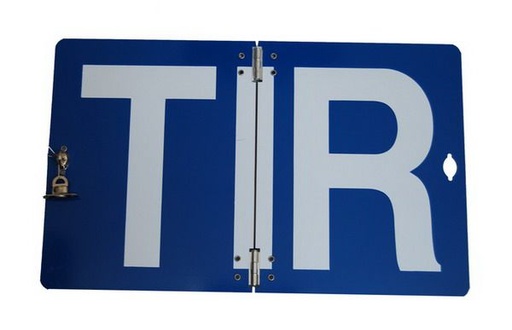 [RPR 1201] Placa TIR Pliabila, 400 x 250 mm ( 40 x 25 cm )