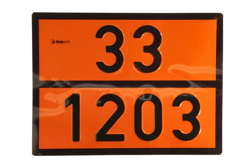 [RPR 3953] Placa ADR, Benzina, 33/1203, 400x300mm (40x30cm)