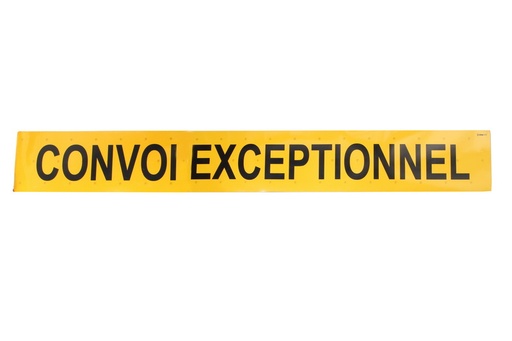 [RPR 3474] Placa CONVOI EXCEPTIONNEL, Convoi Exceptional, pt. Fata - 1900 x 250 mm ( 190 x 25 cm )