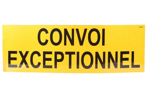 [RPR 3473] Placa CONVOI EXCEPTIONNEL, Convoi Exceptional, pt. Spate - 1200 x 400 mm ( 120 x 40 cm )