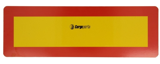 [RPR 3412] Placa Reflectorizanta Identificare Vehicul Lung, Remorca, Semiremorca, Camion 300x100mm (30x10cm) - 2 Buc