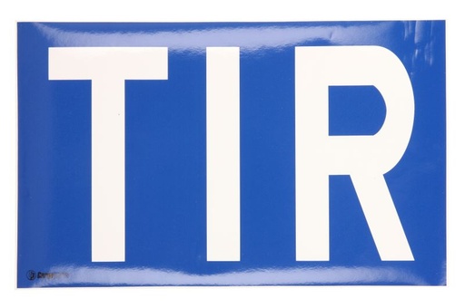 [RPR 3385] Autocolant TIR, Eticheta Autocolanta TIR, 250 x 400 mm ( 25 x 40 cm )
