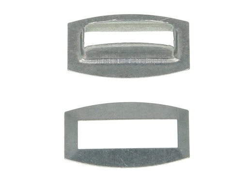 [RPR 3356] Capsa Dreptunghiulara Pentru Prelata, Capse Dreptunghiulare Pentru Prelate, Inel Prelata Dreptunghiular, Dimensiune 27 x 8 mm ( 2.7 x 0.8 cm) - Set 50 Bucati