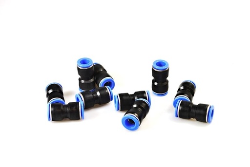 [RPR 3303] Conectori Furtun Aer, Cupla Rapida, Push-In 13mm, Plastic, Set 10 Bucati